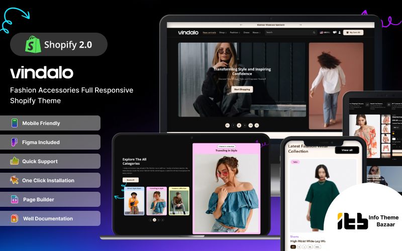 Vindalo — Clothing & Fashion Shopify 2.0 theme preview
